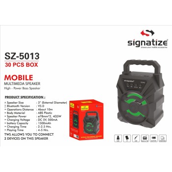 SIGNATIZE- 5013 MOBILE MULTIME DA SPEAKER 