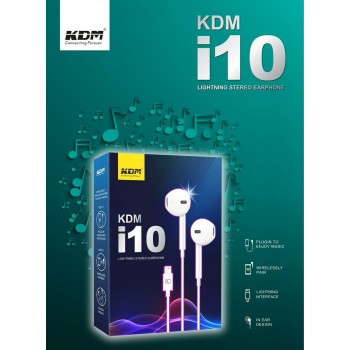 KDM-I 10 LIGHTING STERIO EARPHONE
