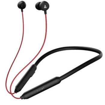 BOAT ROCKRZ 195 PRO BLUETOOTH NECKBAND | WIRELESS EARPHONE BOAT 195 pro black color