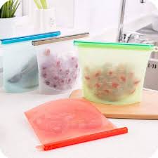 Reusable Silicone Food Storage Bags – Airtight, Leakproof & Eco-Friendly Freezer Bags (1000ml)