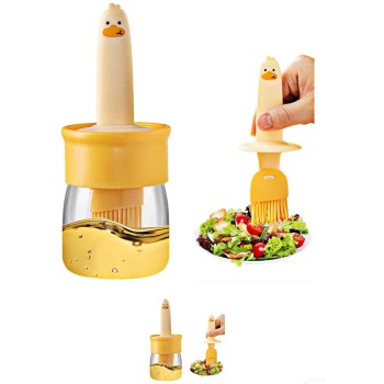 Premium Glass Oil Dispenser with Pour Spout – Kitchen Bottle for Olive Oil, Vinegar & Cooking Oils