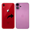 iPhone XR to iPhone 16 Full Body Housing Conversion Kit white color