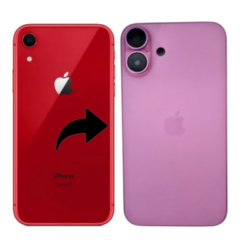 iPhone XR TO 16 Convert full body housing part pink color