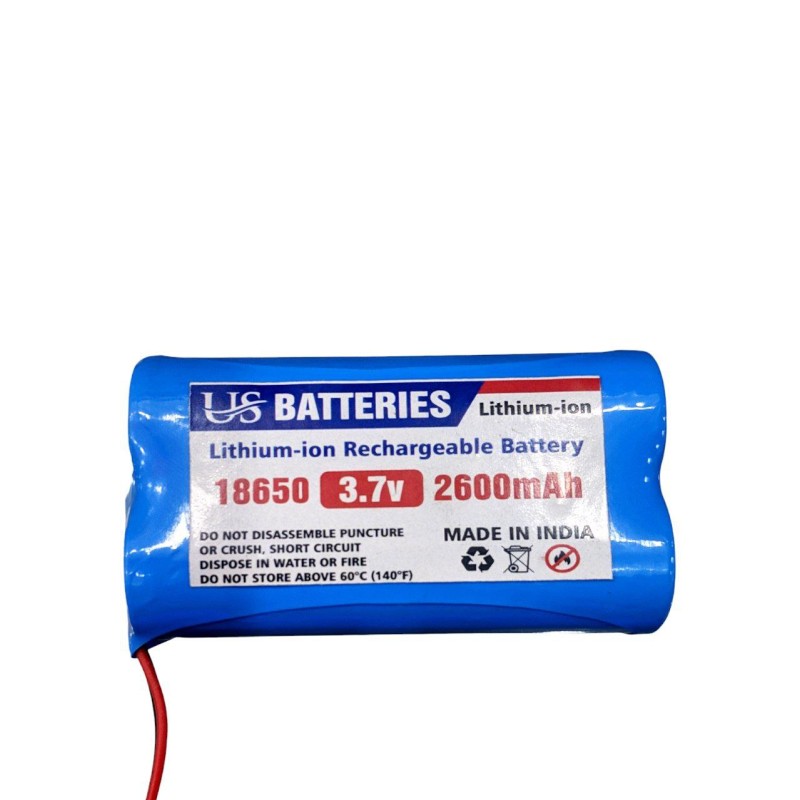 US Battery Lithium-ion rechargeable battery 3.7V 2600mAh for Toys 18650