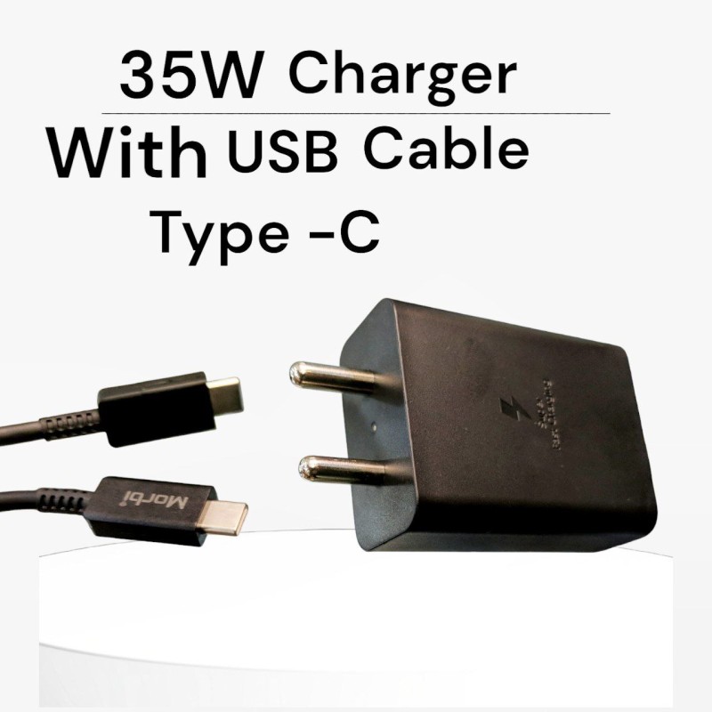 Morbi fast charger with fast cable type-c USB PORT-C 35W super charger 