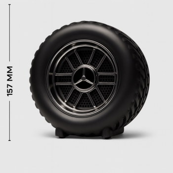 CYOMi CY-666 Wheel Speaker Portable Bluetooth Speaker with Super Bass, USB & Micro SD Support