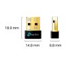 TP-Link USB Bluetooth Adapter for PC, 5.3 Bluetooth Dongle Receiver UB500 Supports Windows 11/10/8.1/7 for Desktop, Laptop, Mouse, Keyboard, Printers, Headsets, Speakers, PS4/ Xbox Controllers.