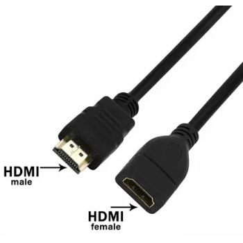 HDMI Cable Male to Female Extension – High-Speed 4K UHD Connector