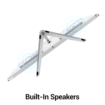 ZEBRONICS A24FHD LED Monitor, 24 inch 60.96cm, 250 nits, 100Hz, Slim Design, FHD, 1080p, Wall Mountable, HDMI, VGA, Ultra Slim Bezel, Metal stand, Built-in Speakers