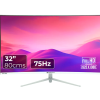 ZEBRONICS AC32FHD LED Curved 75Hz 80Cm 32 81.28 Cm 1920x1080 Pixels FHD Resolution Monitor with HDMI + VGA Dual Input, Built-in Speaker, Max 250 Nits Brightness