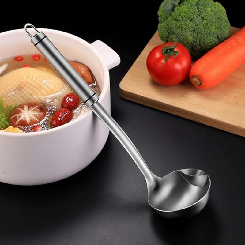 Premium Stainless Steel Soup Spoon | Heavy-Duty Cutlery for Dining & Kitchen Use