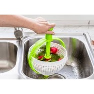 Rotating Salad Spinner and Colander – 2-in-1 Vegetable Washer with Handle Grip salad spinner with handle