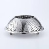 Stainless Steel Foldable Steamer Basket – Vegetable Steamer & Kitchen Drain Rack