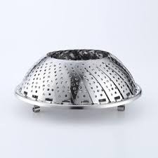 Stainless Steel Foldable Steamer Basket – Vegetable Steamer & Kitchen Drain Rack