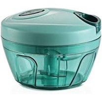 Plastic Handy Mini Chopper for Vegetables & Fruits | Kitchen Tool with Sharp Blades