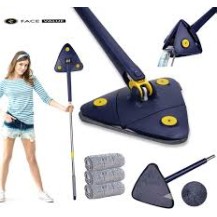 360° Adjustable Cleaning Triangle Mop with Long Handle | Multifunctional Floor Cleaning Mop