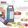 4-in-1 Plastic Silencer & Grater for Kitchen – Multi-Functional Grater with Different Blades