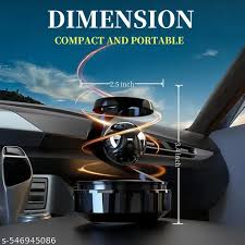 Solar-Powered Rotating Car Air Freshener – Fragrance Diffuser for Car Interior, Long-Lasting Aroma, Stylish Dashboard Accessory