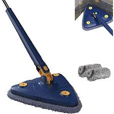 360° Adjustable Cleaning Triangle Mop with Long Handle | Multifunctional Floor Cleaning Mop