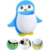 Penguin Toothbrush Holder Cute Bathroom Organizer with Suction Cup