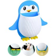 Penguin Toothbrush Holder Cute Bathroom Organizer with Suction Cup