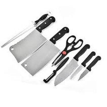 Yinikiz 8-Piece Kitchen Knife Set Professional Stainless Steel Knife Set for Home & Kitchen Use