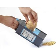 4-in-1 Plastic Silencer & Grater for Kitchen – Multi-Functional Grater with Different Blades