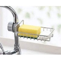 Faucet Soap Scrubber Sponge | Kitchen Dishwashing Scrubber with Soap Dispenser