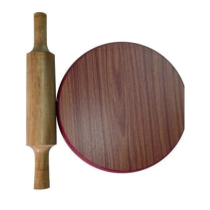 Roti Rolling Board and Rolling Pin Set – Chakla Belan for Kitchen Use