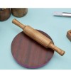 Roti Rolling Board and Rolling Pin Set – Chakla Belan for Kitchen Use