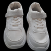 children sports shoes white color for school, sports practice, or casual play 0 to 10 years