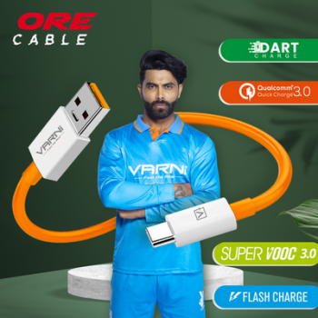 VARNI USB TO TYPE-C DATA Cable with 65watt super fast cable, Quick charger, Fast data Transfer for all micro port enable device 