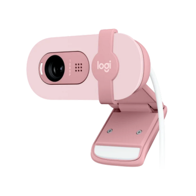 Logitech Brio 100 Full HD Webcam for Meetings and Streaming, Auto-Light Balance, Built-in Mic, Privacy Shutter, USB-A, for Microsoft Teams, Google Meet, Zoom and More- Graphite