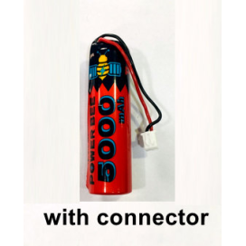 Power Bee 18650 3.7 Volt 5000mAh Lithium Ion Rechargeable Battery Cell With Wire connector for electronic devices. 