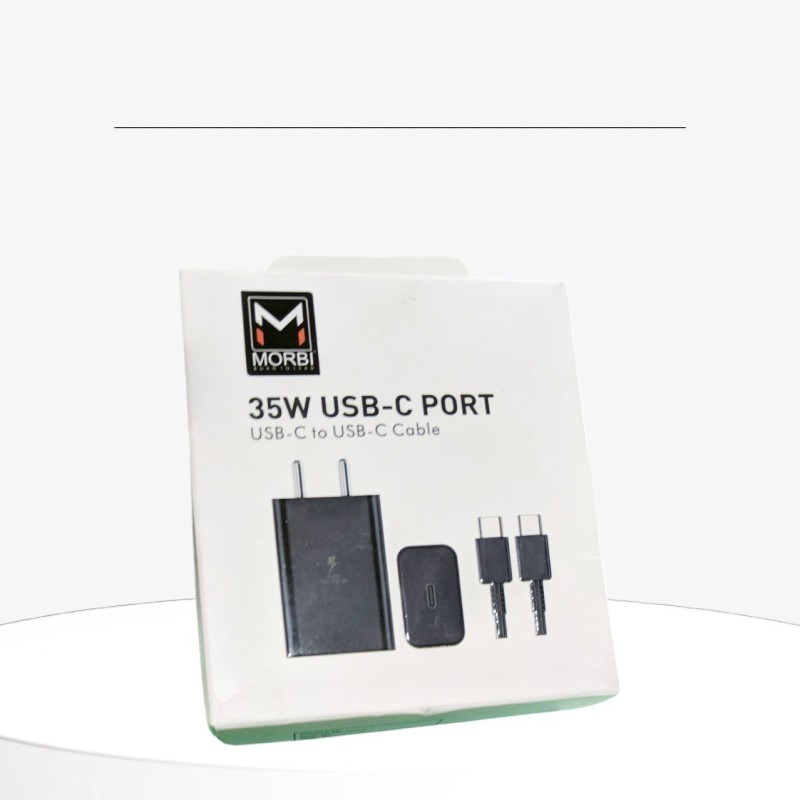 Morbi fast charger with fast cable type-c USB PORT-C 35W super charger 