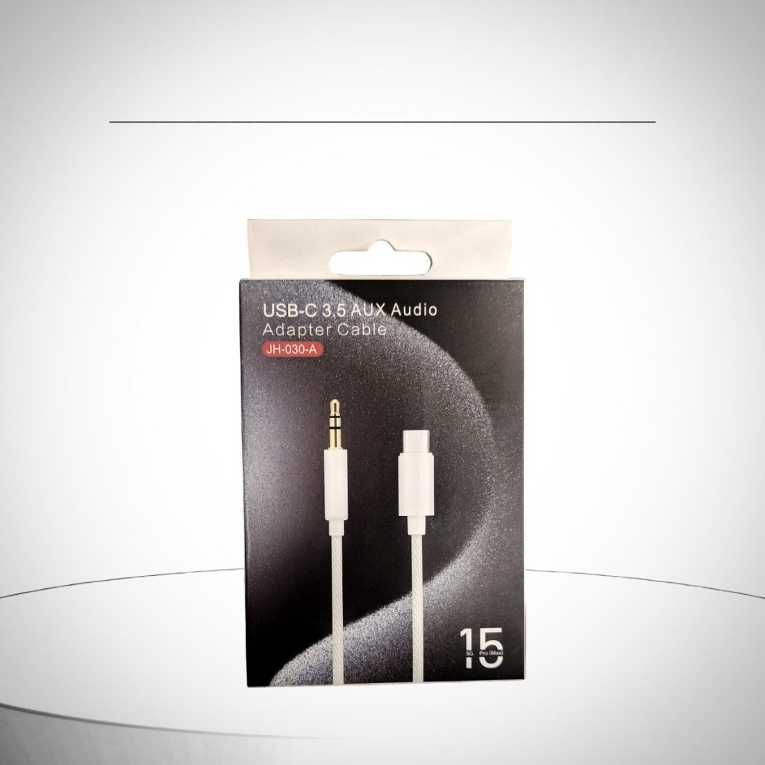 USB-C 3.5 Aux Audio adapter cable comaptible with iphone 15pro/ 15pro max JH-030-A
