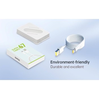 SHKOD super cable 67W with 1000mm Long Braided Type-c cable Quick Charger 3.0 5A Fast Charging PD Technology, 480Mbps Data Sync for smart cellphones, tablet, Laptops