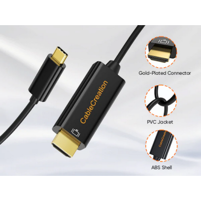 USB3.1 Type-C Male to HDMI TYPE-C Male Adapter cable 4K*2K30HZ 