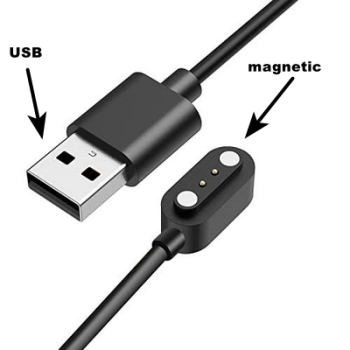 magnetic charger cable for smart watch Firebolt 2pin Usb Charger