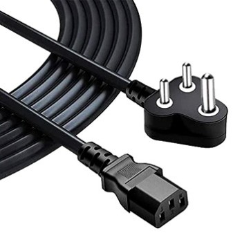 Honeycom power cord high-speed high-quality power cable 1.5mtrs  for Compute PC Desktop, printer, Projector