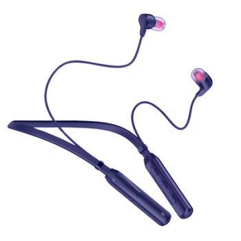 Elite Infotech Hycot+C2 Leo wireless Bluetooth with magnetic, Transparent Neckband, HD sound quality up to 40hr play time blue