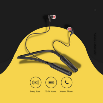 Elite Infotech Hycot+C2 Leo wireless Bluetooth with magnetic, Transparent Neckband, HD sound quality up to 40hr play time