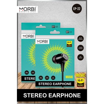 MORBI Wired Earphone with HD Sound Quality & Hi-Fi Audio Stereo