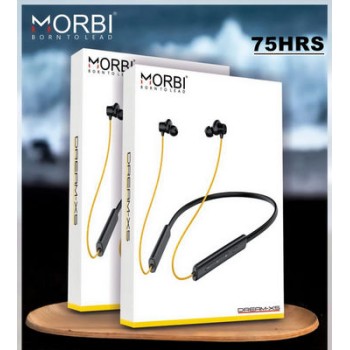 Morbi Wireless Bluetooth neckband up to 75hrs with volume controller, bluetooth calling, magnetic instant connection Dream-X5