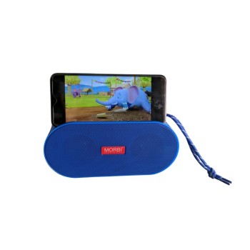 MORBI wireless Portable Bluetooth speaker with up to 8H PLAY TIME, wireless, memory card, FM Radio SUPPORTED AND Mobile Holder for party, yoga SP-550