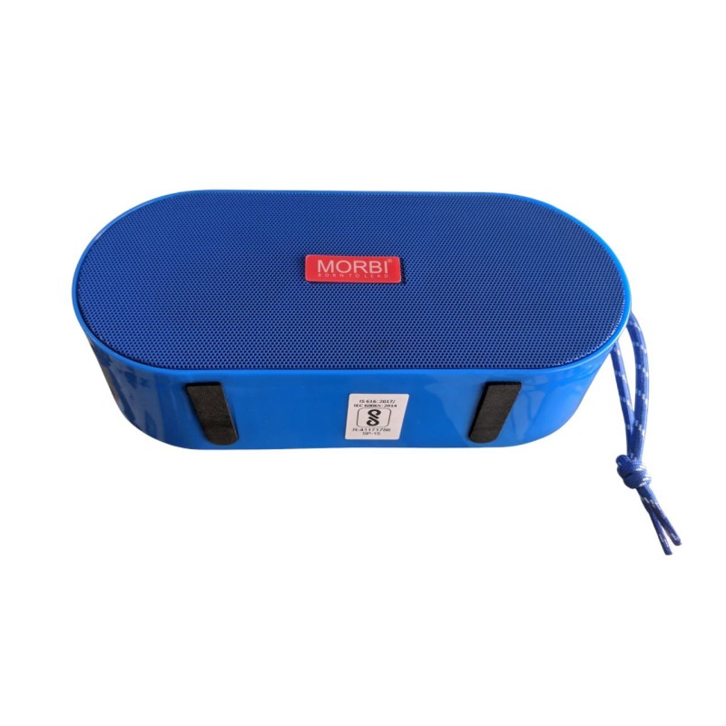 MORBI wireless Portable Bluetooth speaker with up to 8H PLAY TIME, wireless, memory card, FM Radio SUPPORTED AND Mobile Holder for party, yoga SP-550