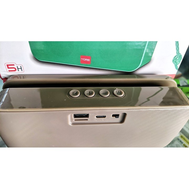 MORBI wireless Portable Bluetooth speaker with mobile holder up to 8H PLAY TIME, wireless, memory card, FM Radio used for party, yoga