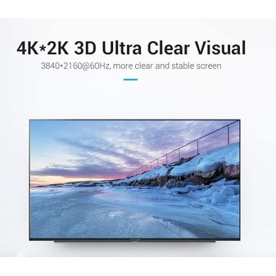 HDMI to HDMI Cable – High-Speed Audio and Video Connector (1 meter)