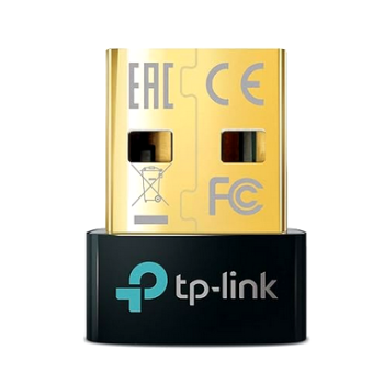 TP-Link USB Bluetooth Adapter for PC, 5.3 Bluetooth Dongle Receiver UB500 Supports Windows 11/10/8.1/7 for Desktop, Laptop, Mouse, Keyboard, Printers, Headsets, Speakers, PS4/ Xbox Controllers.