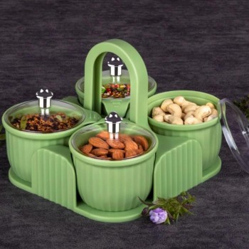  Multipurpose Plastic Storage Container Set: Kitchen Jars, Spices, Cookies